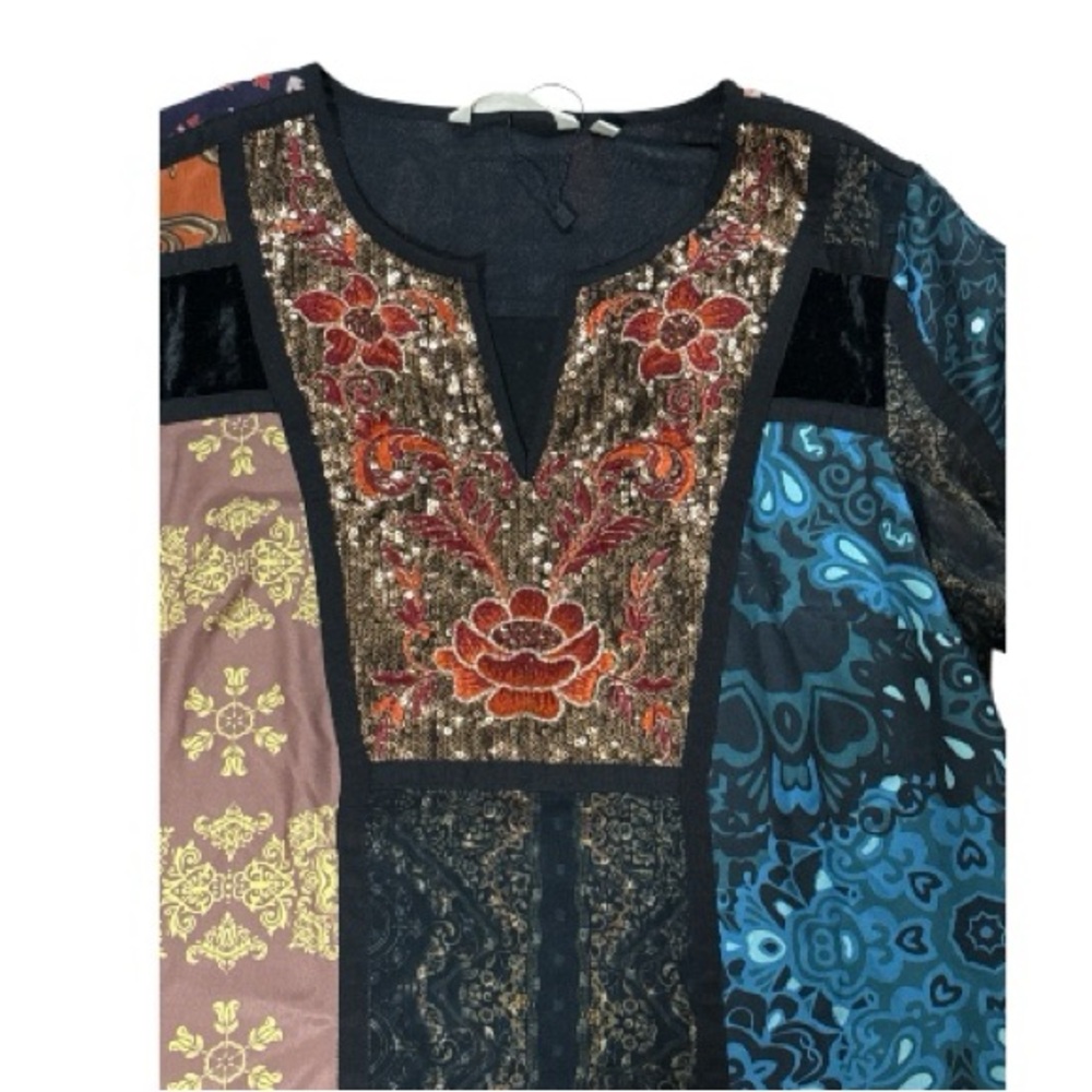 Soft Surroundings Patchwork Adassa Tunic Top/Dres… - image 2